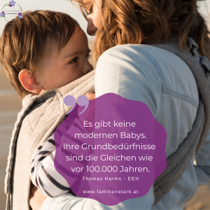 Steinzeitbaby Moderne Babys gibt es nicht Familienstark Babys weinen