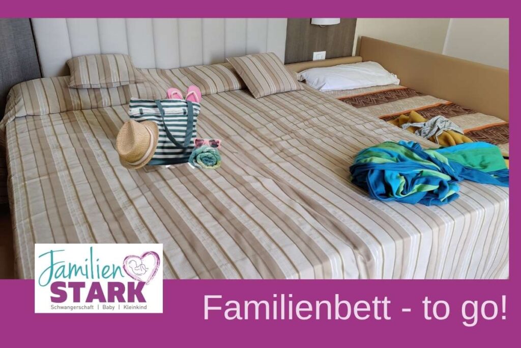 Familienbett to go. Urlaub in Italien